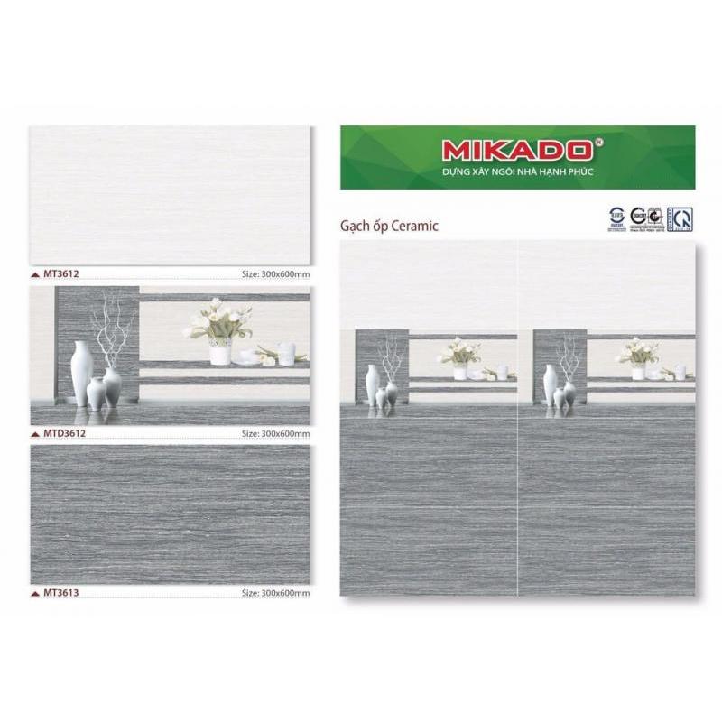 Gạch ốp 30x60 Ceramic bóng MTD3612