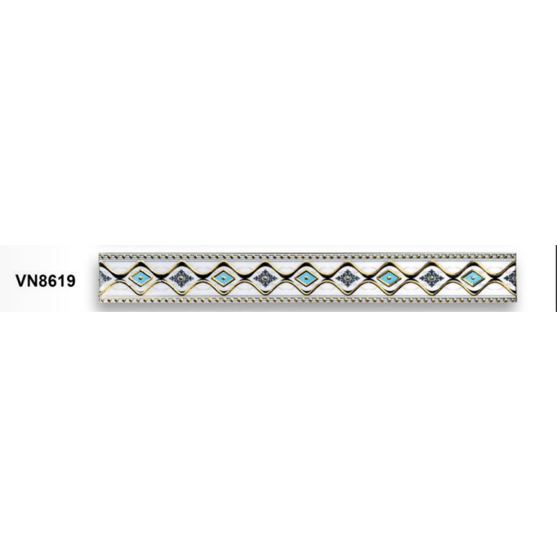 Gạch ốp 7x60 Viền Rãnh Kim VN8619