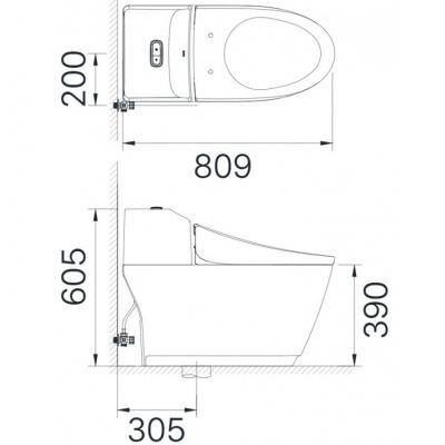 Bàn cầu một khối AC-1032VN