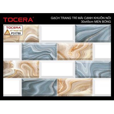 Gạch 30x45 Men bóng nổi, mài cạnh P31750
