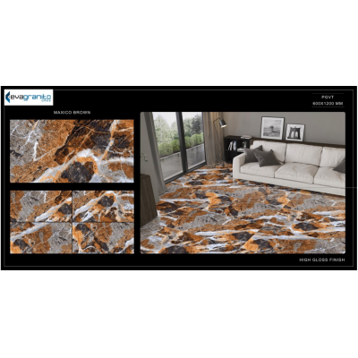 Gạch ốp 60x120 Mexico Brown E-MB129