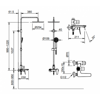 Sen tắm cây BFV-515S