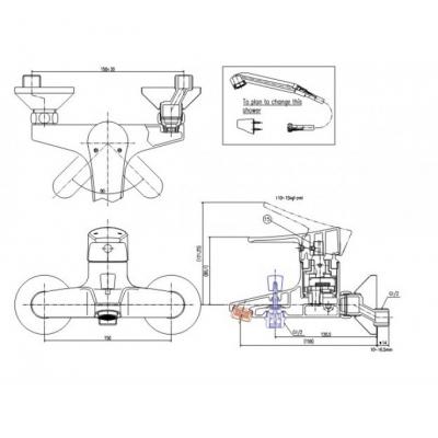 Sen tắm nóng lạnh BFV-1003S