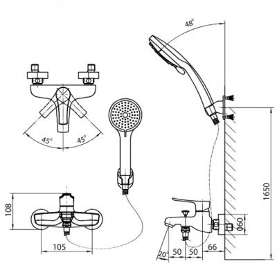 Sen tắm nóng lạnh BFV-313S