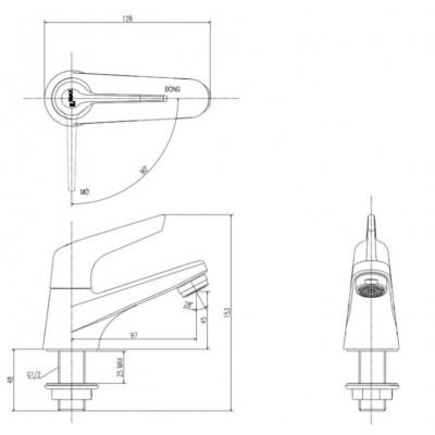 Vòi chậu nước lạnh LFV-17